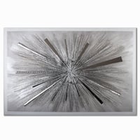 لوحة حائط عصرية كانفس 150سم في100سم مزودة بإطار خش...