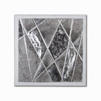 لوحة حائط عصرية كانفس 80سم في80 سم مزودة بإطار خشب...