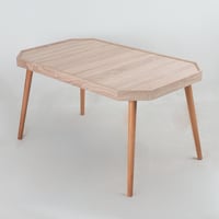 أطقم طاولات خشب فاتح - 5 قطع