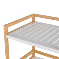 ترويلي 3 ارفف خشب