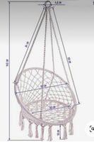 كرسي ارجوحة معلقة طوبي