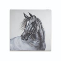 لوحة حائط عصرية كانفس 80سم في80 سم مزودة بإطار خشب...