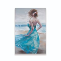 لوحة حائط عصرية كانفس 120سم في 80سم مزودة بإطار خش...