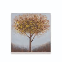 لوحة حائط عصرية كانفس 80سم في80 سم مزودة بإطار خشب...