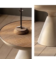 طاولة ضيافة معتقة بشكل عصري