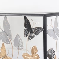 مدخل -كونسول معدن باللون الأسود