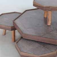 طقم الطاولات الذكية 5 في 1 - بلمسة رمادية