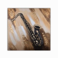 لوحة حائط عصرية كانفس 80سم في80سم مزودة بإطار خشبي...