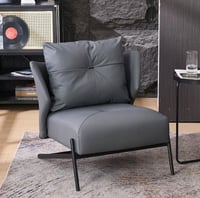 كرسي جلد أنيق GRAY