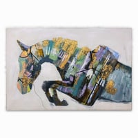 لوحة حائط عصرية كانفس 120سم في 80سم مزودة بإطار خش...