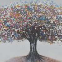 لوحة حائط عصرية كانفس 120سم في 60 سم مزودة بإطار خ...