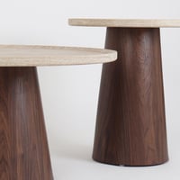 طقم طاولتين بتصميم عصري من الخشب MDF