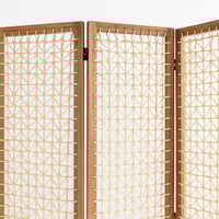 بارتشن خشب فاتح مفرغ - 4 قطع