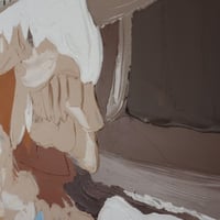 لوحة حائط يدوي برواز خشبي ظاهر 160*80سم