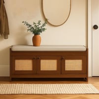 مقعد تخزين عملي بتصميم أنيق، يجمع بين الراحة والتن...