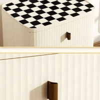 دولاب أبيض - خمس أرفف بلاستك