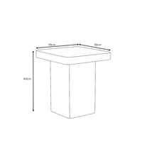 طاولة جانبية بتصميم عصري وأنيق من الخشب الفاتح ، ت...