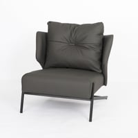 كرسي جلد أنيق GRAY