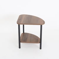 طقم طاولات خدمة خشب بني 4+1