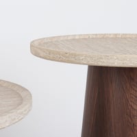 طقم طاولتين بتصميم عصري من الخشب MDF