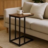 طاولة مفرد ستايلكس - طاولة خدمة سطح بني - قواعد مع...