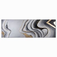 لوحة حائط عصرية كانفس 150سم في 50سم مزودة بإطار خش...