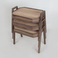 طقم طاولات خدمة سداسي الشكل