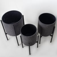 طقم ثلاث قطع مركن رمادي