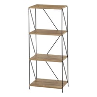 رفوف خشب للتحف والكتب صناعة ماليزي 4 ادوار , قاعدة...