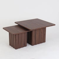 طقم طاولات لورا خشبي