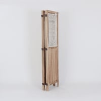 بارتشن خشب - جزء علوي مغطي بالقماش - 4 قطع