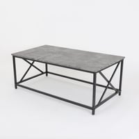 طقم 5 طاولات خدمة رمادي - قواعد معدن