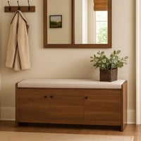 مقعد تخزين عملي بتصميم أنيق، يجمع بين الراحة والتن...