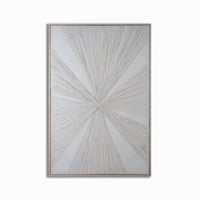 لوحة حائط يدوي برواز خشبي ظاهر 120*80سم