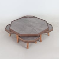 طقم الطاولات الذكية 5 في 1 - بلمسة رمادية