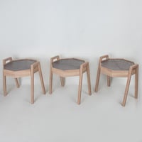 طقم طاولات خدمة - خشب مضغوط - قشرة ناعمة