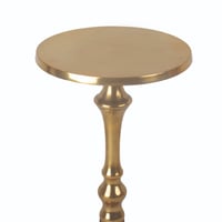 مقدمة - طاولة ضيافه معدنيه باللون الذهبي