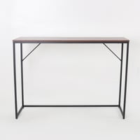 كونسول خشبي بقواعد معدن