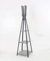 استاند ارفف مع علاقة ملابس