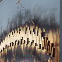 لوحة حائط عصرية كانفس 150سم في100سم مزودة بإطار خش...