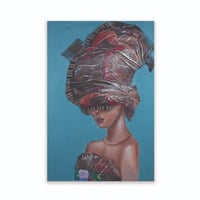 لوحة حائط عصرية كانفس 120سم في 80 سم مزودة بإطار خ...