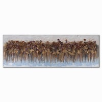 لوحة حائط عصرية كانفس 150سم في50سم مزودة بإطار خشب...