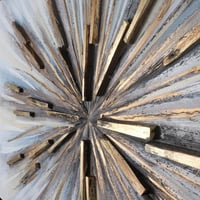 لوحة حائط كانفس برواز خشبي مخفي 140*70 سم