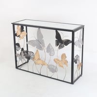 مدخل -كونسول معدن باللون الأسود