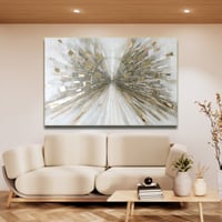 لوحة حائط كانفس برواز خشبي مخفي 150*100سم