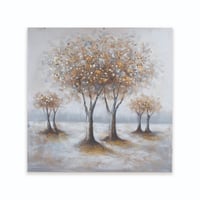 لوحة حائط عصرية كانفس برسم بارز 80سم في80 سم مزودة...