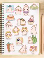 ملصقات ارنب لطيفة