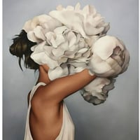 لوحات تلوين مرقمة _ Flowery Girl 2