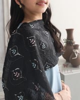 فستان سماوي واسود