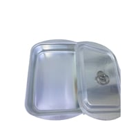 صينية المنيوم 29 سم مستطيلة بغطاء